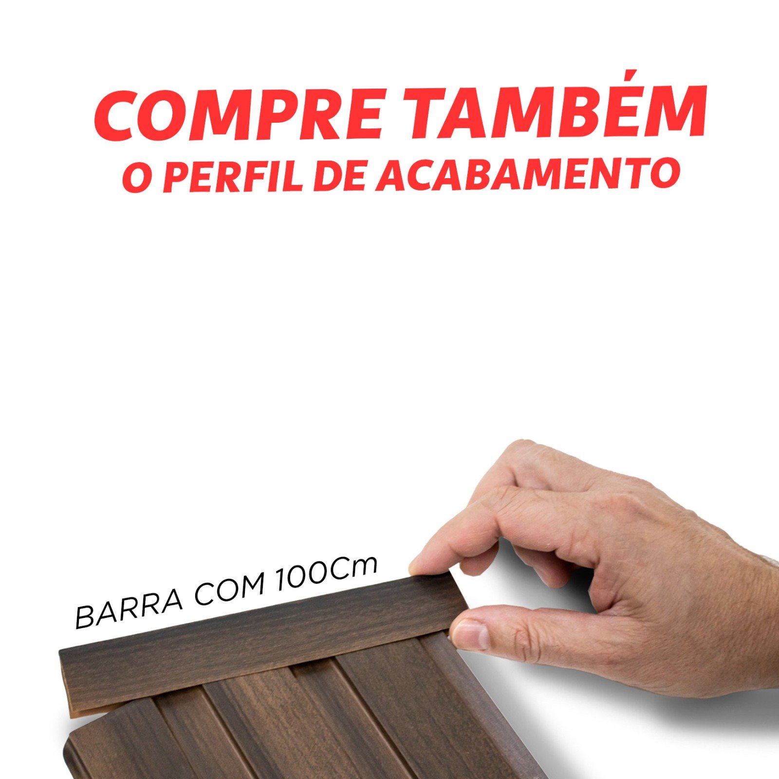 Painel Ripado Compacto Kit 12 Unid. 90x25cm Larg. (2,7m²) Talatto Painéis - 7