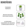 12 Mini Vasos Suculentas Artificiais Brinde Dia Das Mães - 4