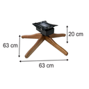 Ver imagem 6 de Poltrona de Amamentação Clarice Giro Balanço Bebê Completo:  Linho Areia Claro