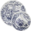 Ver imagem 1 de Kit Jogo Prato Fundo e Xícara Oxford® Biona Cena Inglesa 12 Peças