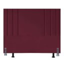Ver imagem 2 de Cabeceira 90 Cm Suede Frame Solteiro Estofada Cama Moderno:bordo