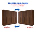 Ver imagem 7 de Guarda-roupa Casal Ripado 100% Mdf 6 Portas 6 Gavetas Paris Plus