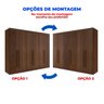 Guarda-roupa Casal Ripado 100% Mdf 6 Portas 6 Gavetas Paris Plus - 7