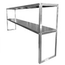 Ver imagem 2 de Prateleira de Apoio em Aço Inox 100 x 30 x 75 com 2 Planos Lisos