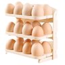 Porta Ovos Suporte 24 Ovos 3 Andares Organizador Geladeira Guarda Ovo Dobravel Mesa Bancada Cozinha  - 10