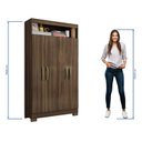 Ver imagem 5 de Armário Multiuso Nt 4040 - Nogal - Notável