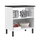 Ver imagem 2 de Balcão de Cozinha Itatiaia Aço 2 Portas New Premium Branco Neve