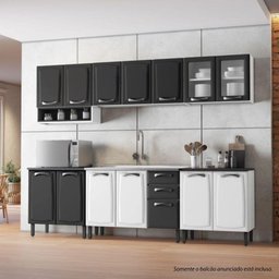 Balcão de Cozinha Itatiaia Aço 2 Portas New Premium Branco Neve - 4 Balcão de Cozinha Itatiaia Aço 2 Portas New Premium Branco Neve - 4