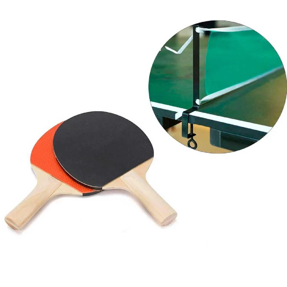 Kit Raquete Ping Pong com Rede - Centercoisas Sp48964 - 5