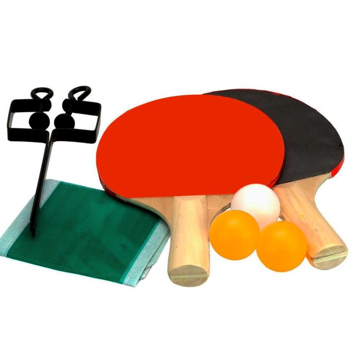 Kit Raquete Ping Pong com Rede - Centercoisas Sp48964 - 3