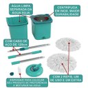 Ver imagem 2 de Kit Mop Giratorio Flash Limp Pro + 2 Refis Extra Microfibra