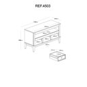 Ver imagem 5 de Rack 3 Gavetas - Azul Petróleo
