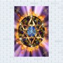 Ver imagem 1 de Placa Decorativa Mdf Mandala Cigana Tamanho 20x27cm