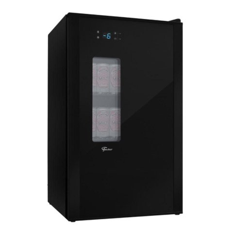 Cervejeira Fischer Infinity Multi 3 em 1 Adega,refrigerador e Cervejeira 192l preto 220v