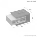 Ver imagem 3 de Mesa De Centro Diva Jcm Móveis Cinamomo/Off White