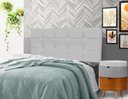 Ver imagem 3 de Cabeceira Clean Plus Casal 1400mm Pvc Branco - Simbal
