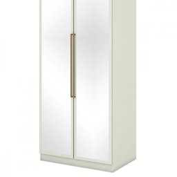 Guarda Roupas 2 Portas com Espelho e 3 Gavetas Predileto Henn - 2