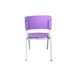 Kit 3 Cadeiras Infantil Iso Roxo Brinquedoteca Escolas Ecomhome - 10
