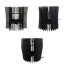 Ver imagem 1 de Kit com 3 abajures de Mesa -:Preto/20x20cm