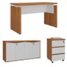Conjunto Escritório: Mesa 6298+ Balcão 6292+ Gaveteiro 6296 - 1