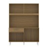 Armário de Cozinha Compacta 8 Portas Cosina 120cm Cor:off White - 11