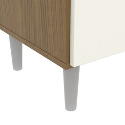 Armário de Cozinha Compacta 8 Portas Cosina 120cm Cor:off White - 3
