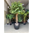 Ver imagem 4 de Vaso para Plantas Grande Decorativo Sala Jardim Alto Brilho (liso/preto)