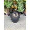 Vaso para Plantas Grande Decorativo Sala Jardim Alto Brilho (liso/preto) - 6
