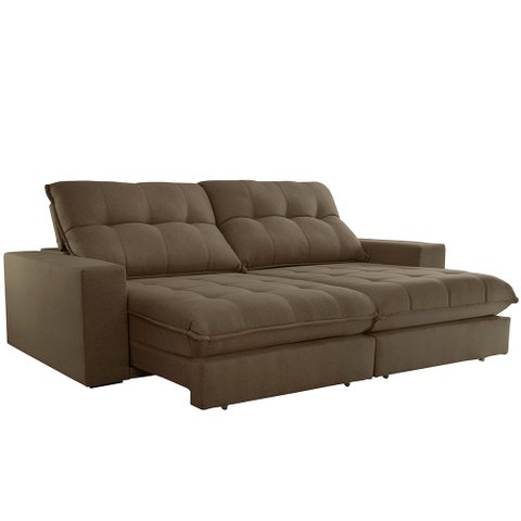 Sofa Retrátil Dublin 2,50m Mola Ensacada 04 Lugares Txr