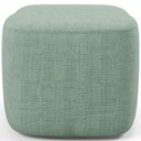 Ver imagem 4 de Poltrona de Amamentação com Balanço e Puff Orgânico Saori W01 Linho Verde Menta - Lyam Decor