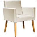 Ver imagem 2 de Kit 2 Poltronas Decorativas Para Recepção Manicure Sala Escritório Consultório Corino