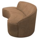 Ver imagem 2 de Sofá Curvo 02 Lugares 150cm Eron Braço Esquerdo Linho Camel - Nexta Casa