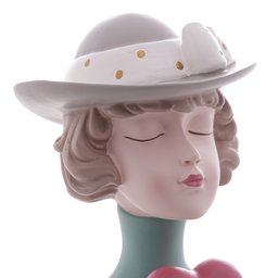 Escultura Decorativa de Resina  C/Coração 22x10cm Wolff - 2