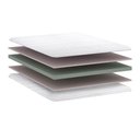 Ver imagem 5 de Conjunto Box Queen: Colchão Espuma Herval D28 Singlecore + Base Crc Suede Gray (158x198)