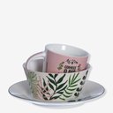 Ver imagem 1 de Kit Refeição Cerâmica Bowl, Caneca e Prato Jardim