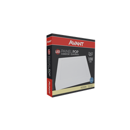 Painel Led Sobrepor Quadrado 18w 4000k Bivolt Avant - 2