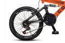 Ver imagem 3 de Bicicleta Gps Aro 20 Dupla Suspensão 21 Marchas Colli Laranja Neon