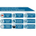 Ver imagem 2 de Conjunto Box Queen: Colchão Espuma Polar D45 Pérola Brown + Base Crc Courano Brown(158x198)