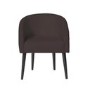 Ver imagem 2 de Poltrona Decorativa Sandy para Escritório Consultório Sala de Estar Recepção em Courvin - Marrom