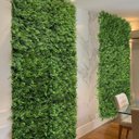 Ver imagem 4 de Kit 3 Placas de Plantas Artificiais Folhagem Exuberante Efeito 3d Decoração Parede Verde Realista