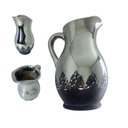 Ver imagem 2 de Jarra Decorativa Colonial Vintage Prateada Enegrecida Grande Espressione Jarra Decorativo Prata, Jar