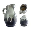 Ver imagem 1 de Jarra Decorativa Colonial Vintage Prateada Enegrecida Grande Espressione Jarra Decorativo Prata, Jar