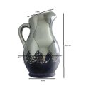 Ver imagem 3 de Jarra Decorativa Colonial Vintage Prateada Enegrecida Grande Espressione Jarra Decorativo Prata, Jar