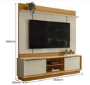 Ver imagem 4 de Rack com Painel Siena para Tv de até 75 Polegadas - Cumaru Opala - Madetec