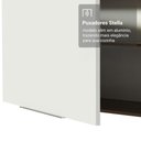 Ver imagem 6 de Armário Aéreo 100 cm 1 Porta Basculante Rustic/Branco Stella Madesa Rustic/Branco