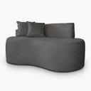 Ver imagem 4 de Sofá Orgânico 2 Lugares Curvo Feijão Design Elegante Suede