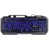 Teclado Gamer Shield Abnt2 Multimidia Led Azul 1.8 Metros Usb Topo em Metal Sensacao Mecanica - - 3