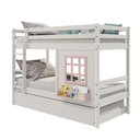 Ver imagem 2 de Treliche Infantil com Janela Madeira Maciça Branco/ Rosa Housin