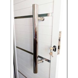 Porta de Alumínio Lambri Duplo 210x70 C/ Puxador Completa - 3