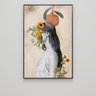 Quadro Decorativo Mulher Fashion Flores e Frutas Sala Quarto Casa Escritório - 6
